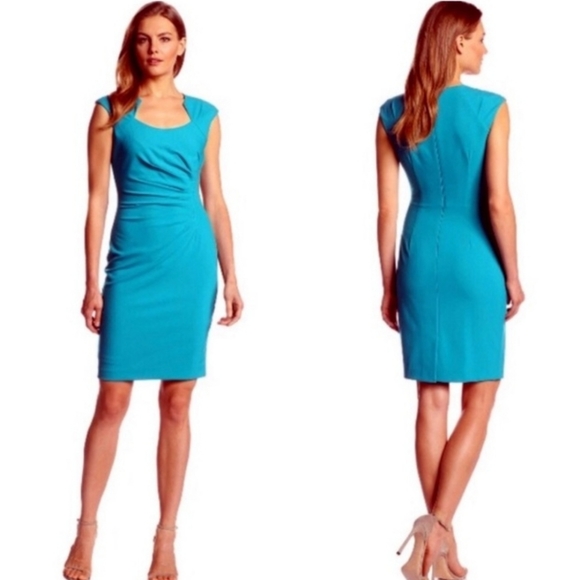 Calvin Klein Dresses & Skirts - 🆕️ NWT Calvin Klein turquoise dress, Size 4